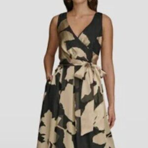 Donna Karan New York Faux Wrap Ballgown
